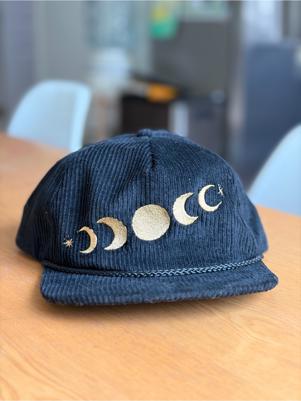 Black Corduroy Moon Phases snapback